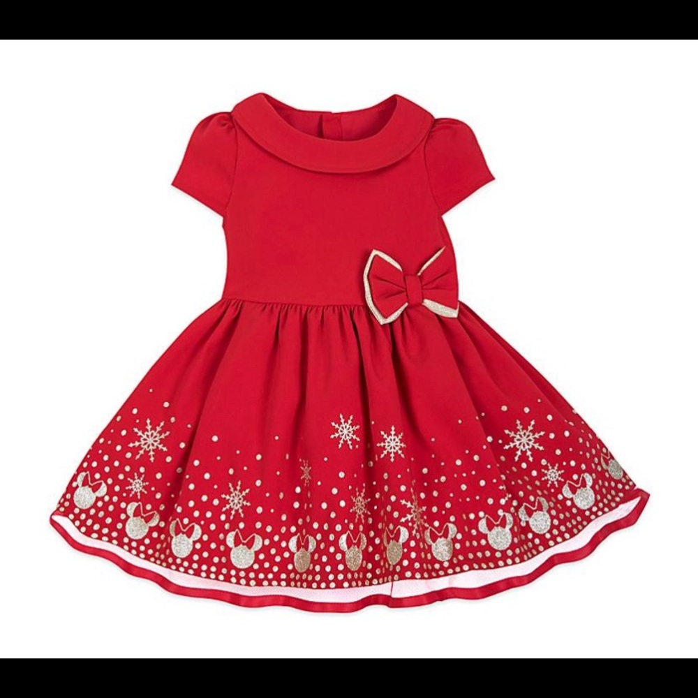 Disney Christmas Holiday dress girls 0-3 months